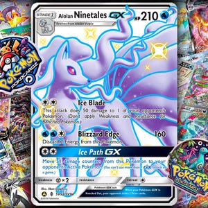 Alolan Ninetales-GX · Guardians Rising (GRI) #SV53 - Shiny Vault - Proxy Card