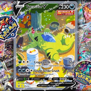 Tyranitar V ·Battle Styles (BST) #155 Proxy Karte