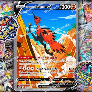 Galarian Zapdos V · Chilling Reign (CRE) #174 Proxy Card
