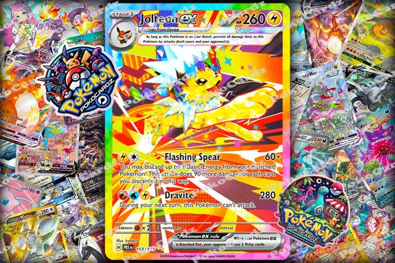 Jolteon Ex · Prismatic Evolutions (PRE) #153 Proxy Card - Etsy