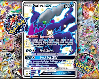 shiny darkrai pokemon card Shiny Darkrai GX 88a/147 PTCGO Code main image 0