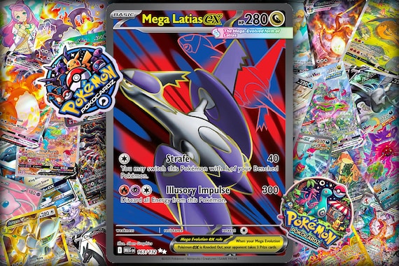 pokemon card mega latias Mega Latias Ex · Mega Evolution (MEG) #163 Custom Card