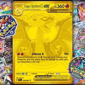 Charizard ex gold - Etsy 日本