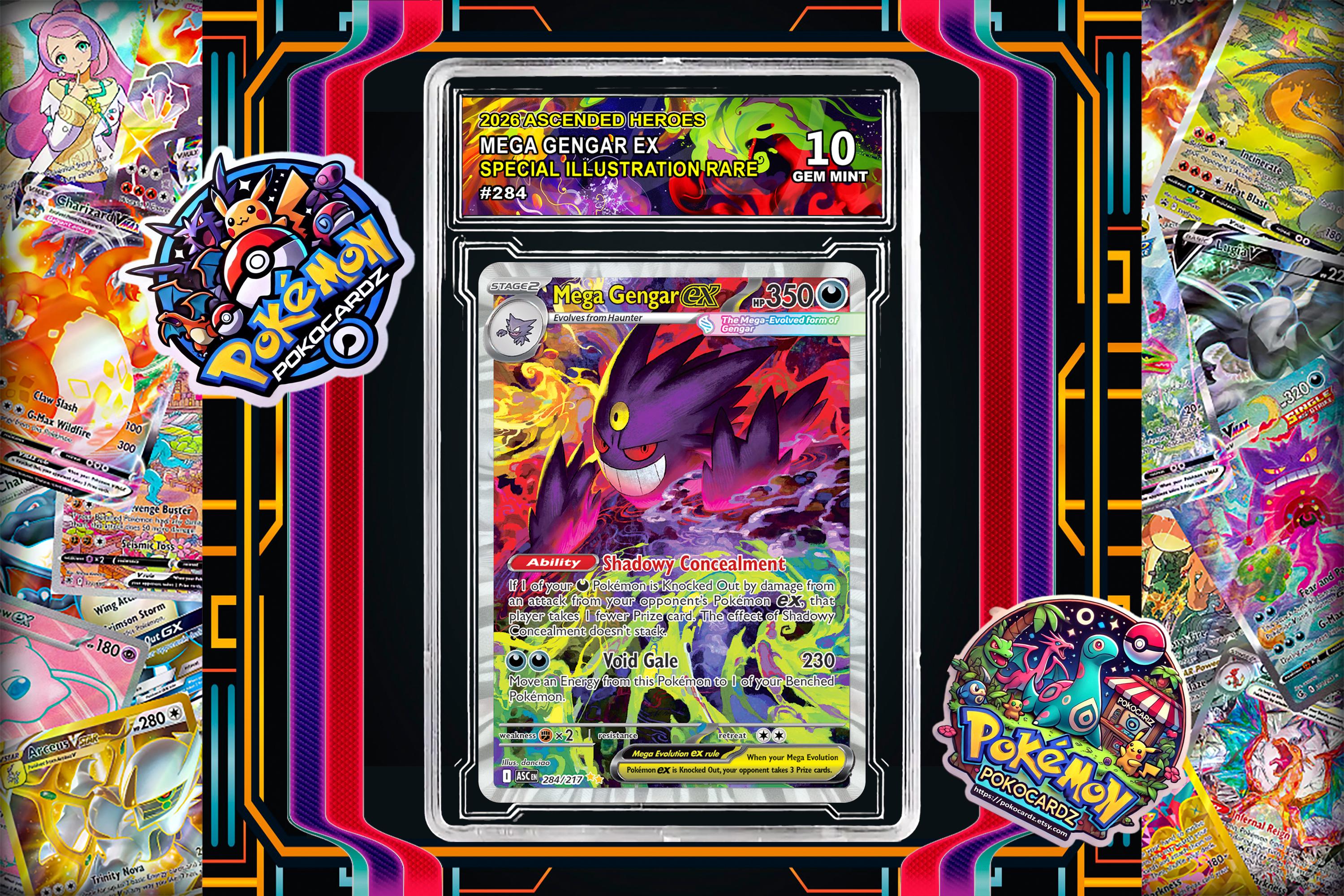 Mega gengar card - Etsy 日本