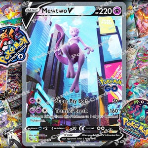 Mewtu V · Pokémon GO (PGO) #072 Proxy Karte