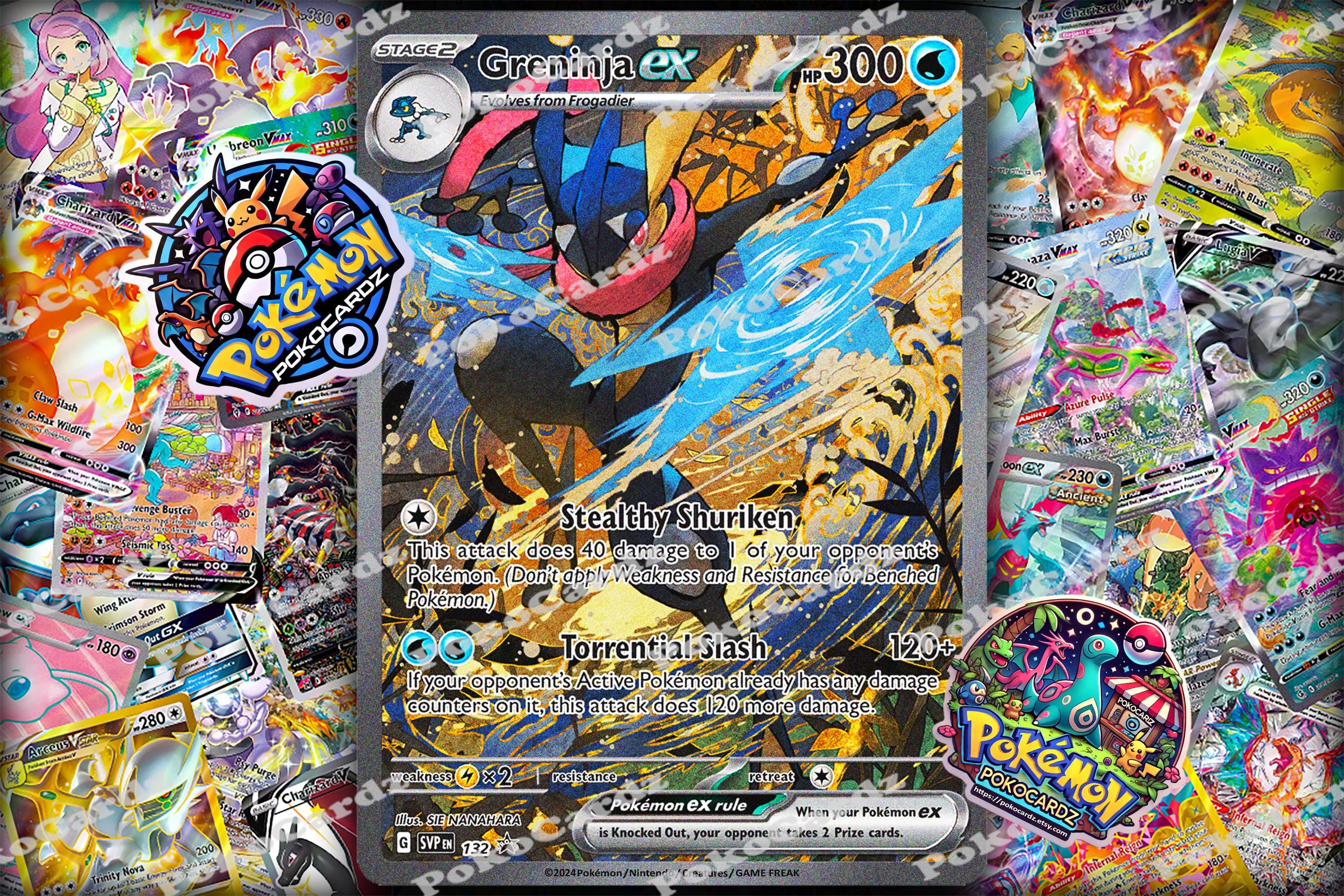 Greninja Ex · Scarlet & Violet Promos (SVP) #132 Proxy Card - Etsy