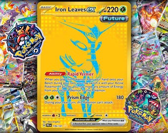 Iron Leaves Ex Prismatic Evolutions (PRE) #176 Proxy Card - Etsy New Zealand Iron Leaves Ex Prismatic Evolutions (PRE) #176 Proxy Card - Etsy New Zealand