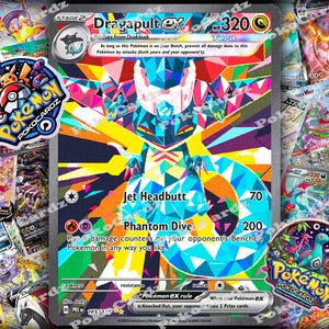 Dragapult ex · Evoluções Prismáticas (PRE) #165 Carta Proxy