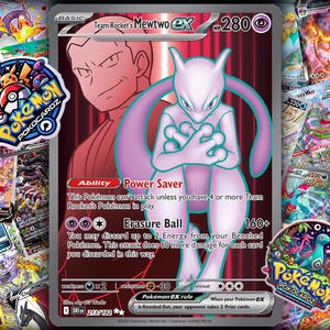 Team Rockets Mewtu ex · Destined Rivals (DRI) #213 Proxy Karte