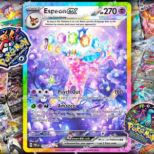Espeon ex · Prismatic Evolutions (PRE) #155 Proxy Karte