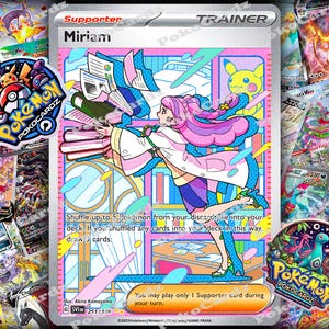 Miriam · Scarlet & Violet (SVI) #251 Proxy Card Full Holo