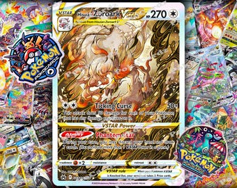 Hisuian Zoroark VSTAR · Crown Zenith (CRZ) #GG56 Proxy Card - Etsy