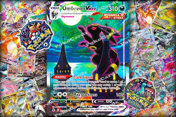 Umbreon VMAX(ブラッキーVMAX) Umbreon VMAX Alt Art - Evolving Skies | Jumbo Metal 6
