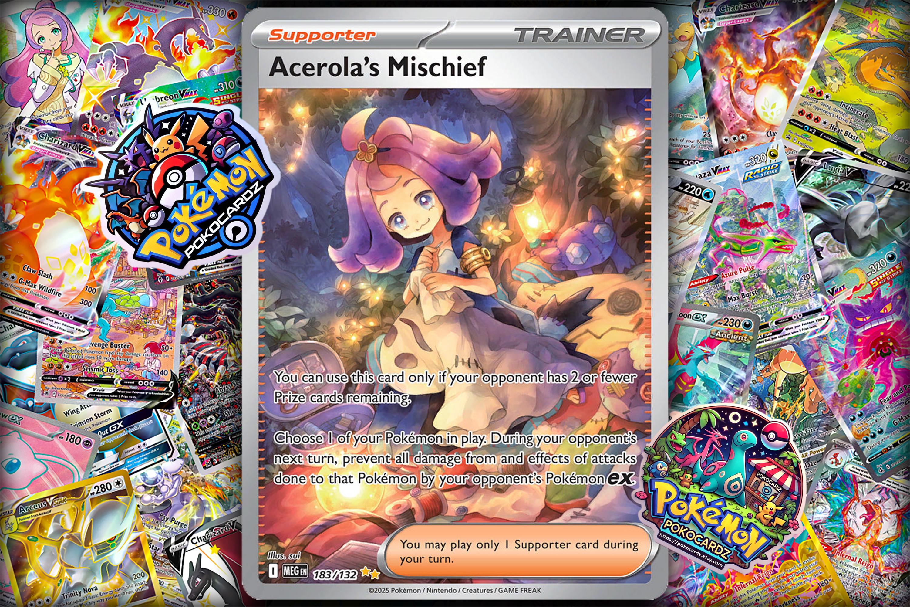 acerola premonition pokemon card Pokemon Card ARS10 Acerola's Premonition S8b 255/184 SR 2021 PSA Japan main image 1