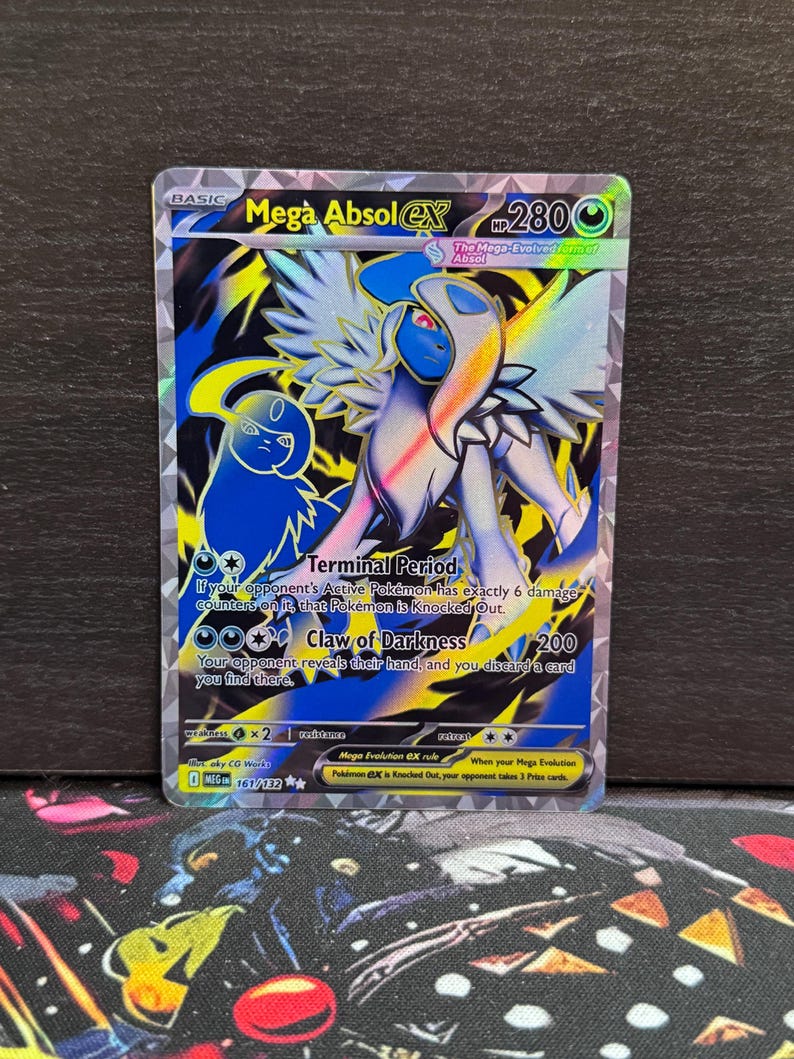 Mega Absol Ex · Mega Evolution (MEG) #161 Custom Card - Etsy