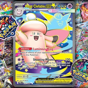 Mega Clefable ex · Perfect Order (POR) #103 Custom Card