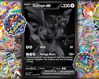 Nのゼクロム フルアート ポケモンカード | ホログラフィック 伝説の