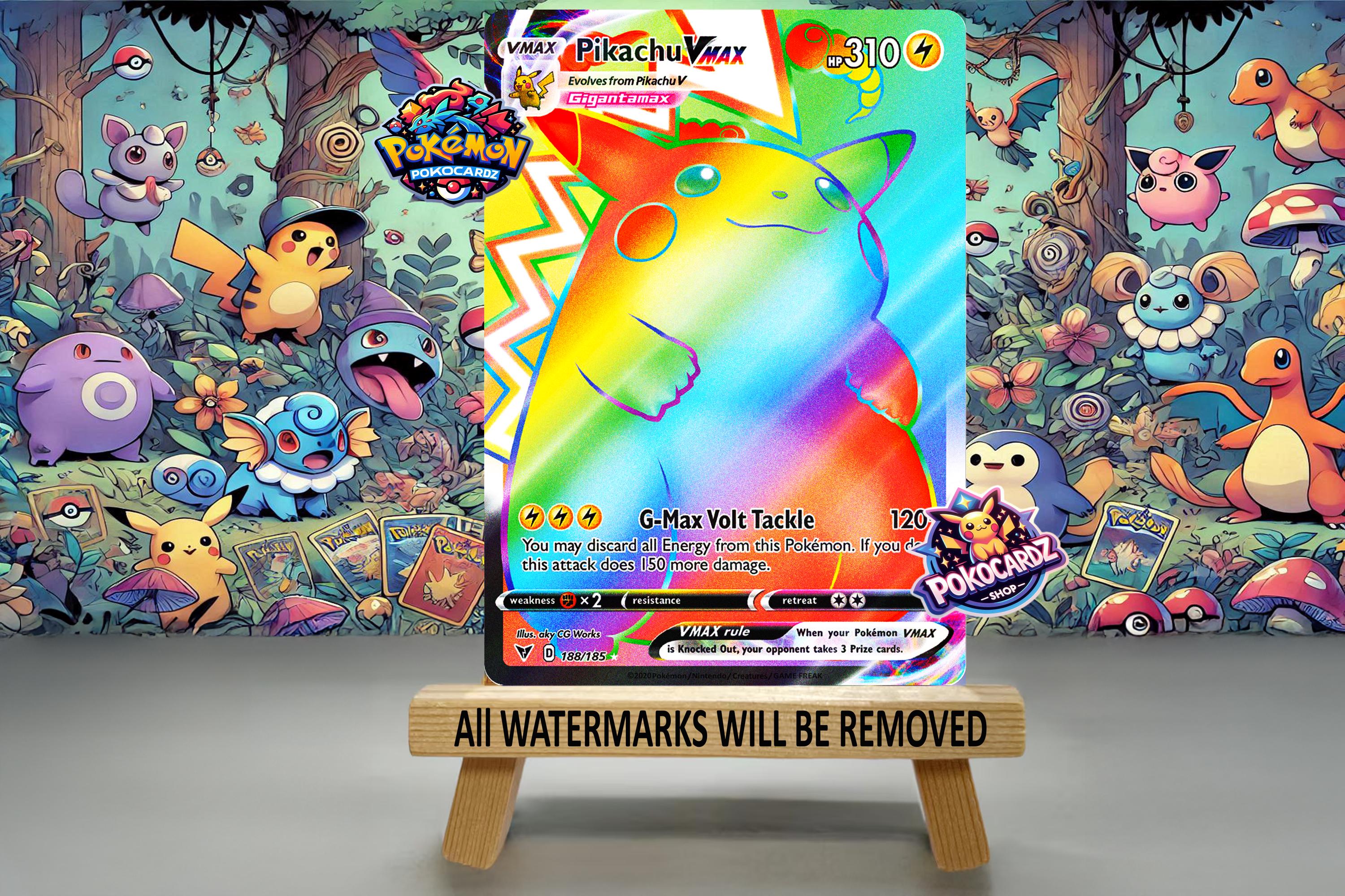 Pikachu VMAX · Vivid Voltage (VIV) #188 Proxy Card - Etsy