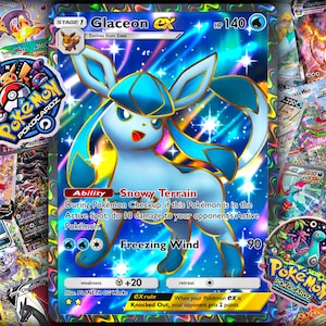 Glaceon EX #83 - Lumière triomphante - Pokémon de poche - Carte proxy