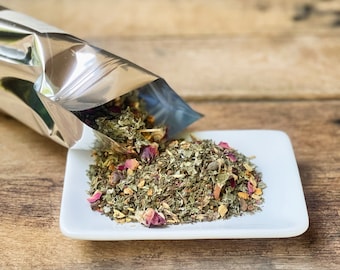 Organic Sweet and Spicy Tea - Herbal Tea Blend - Loose Leaf Tea Blend