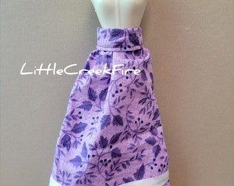 Pretty Purple Ribbon Skirt for 11.5 inch doll (skirt only)