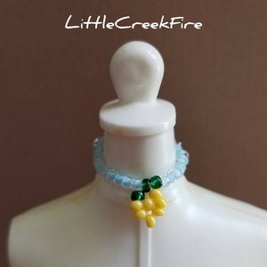 Lemon necklace for 11.5 doll