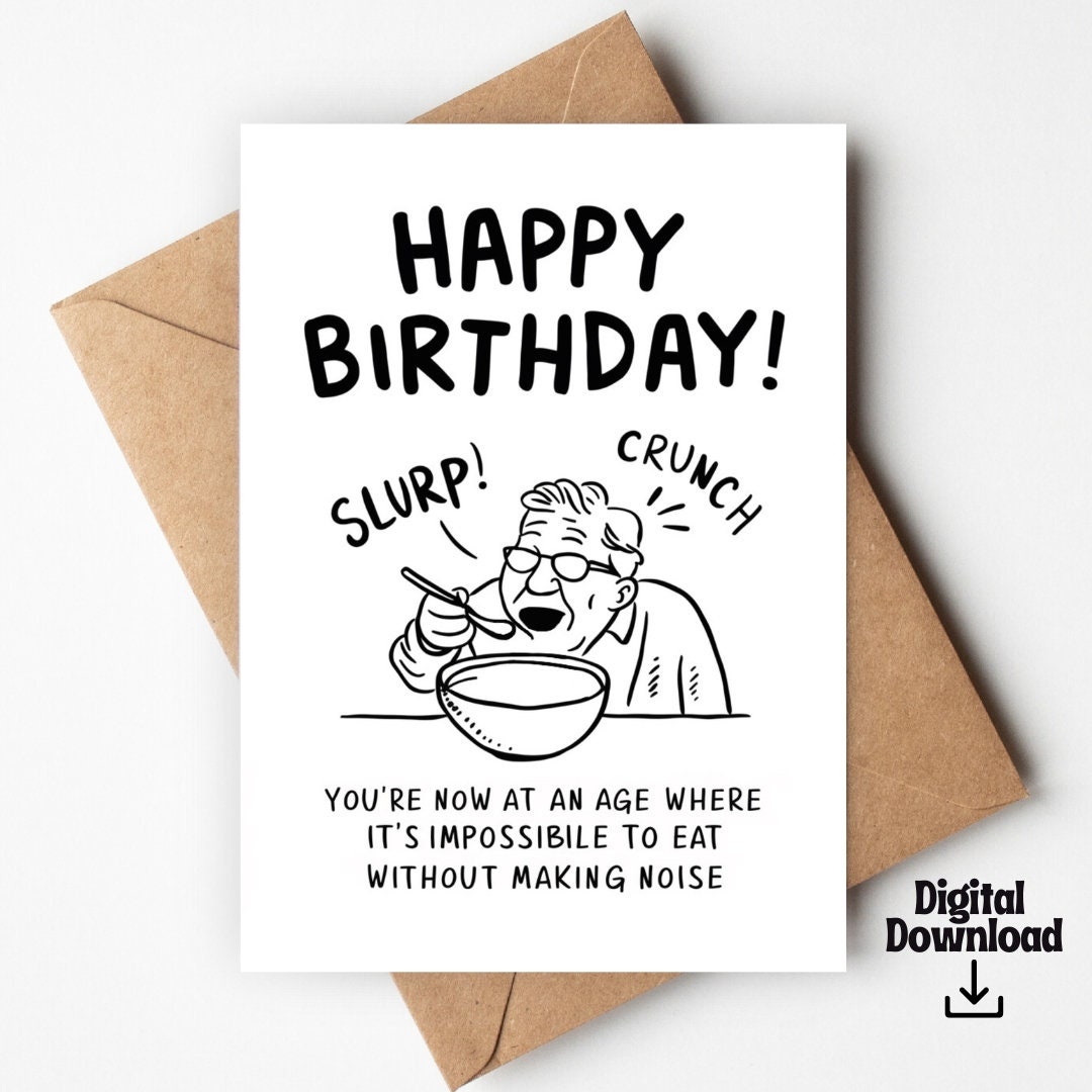 Getting Older Birthday Card | Funny Birthday Card | 50th 60th 70th ...