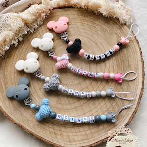 Minnie Mouse pacifier chain