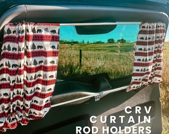 Kit de barras para cortinas traseras CR-V 2002-2006 / Cortina de privacidad para ventanas / Accesorio para autocaravanas (hágalo usted mismo)