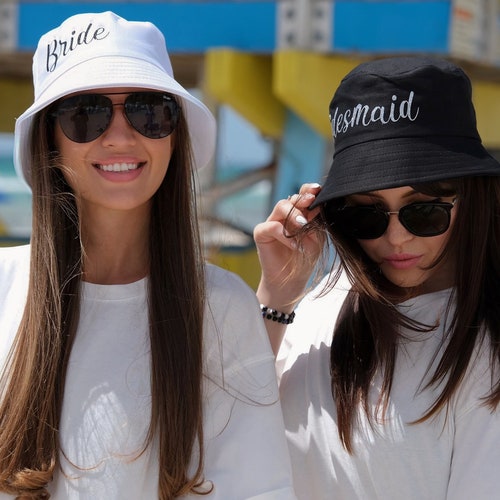 Custom Bucket Hats Bachelorette Party Bucket Hat Etsy