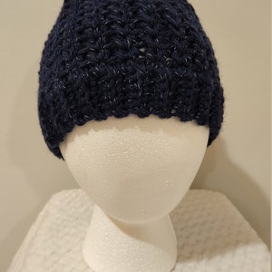 Unisex Beanie with Reflective Yarn
