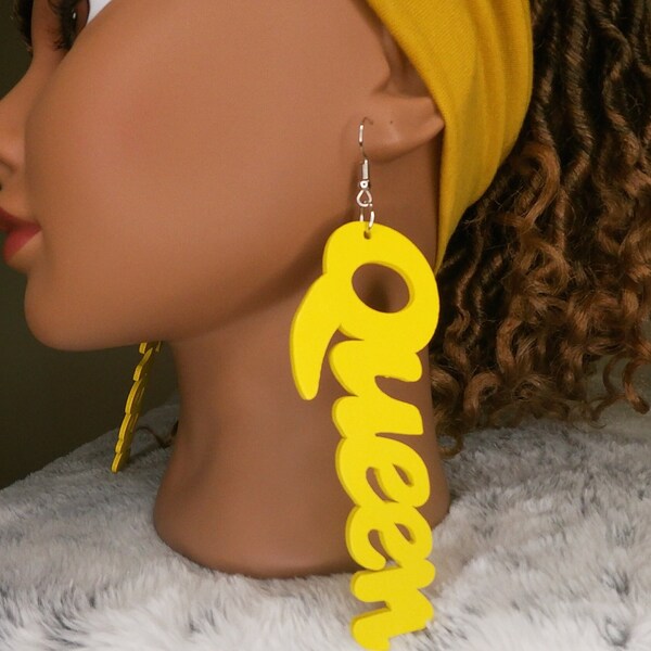Earrings With Words Etsy