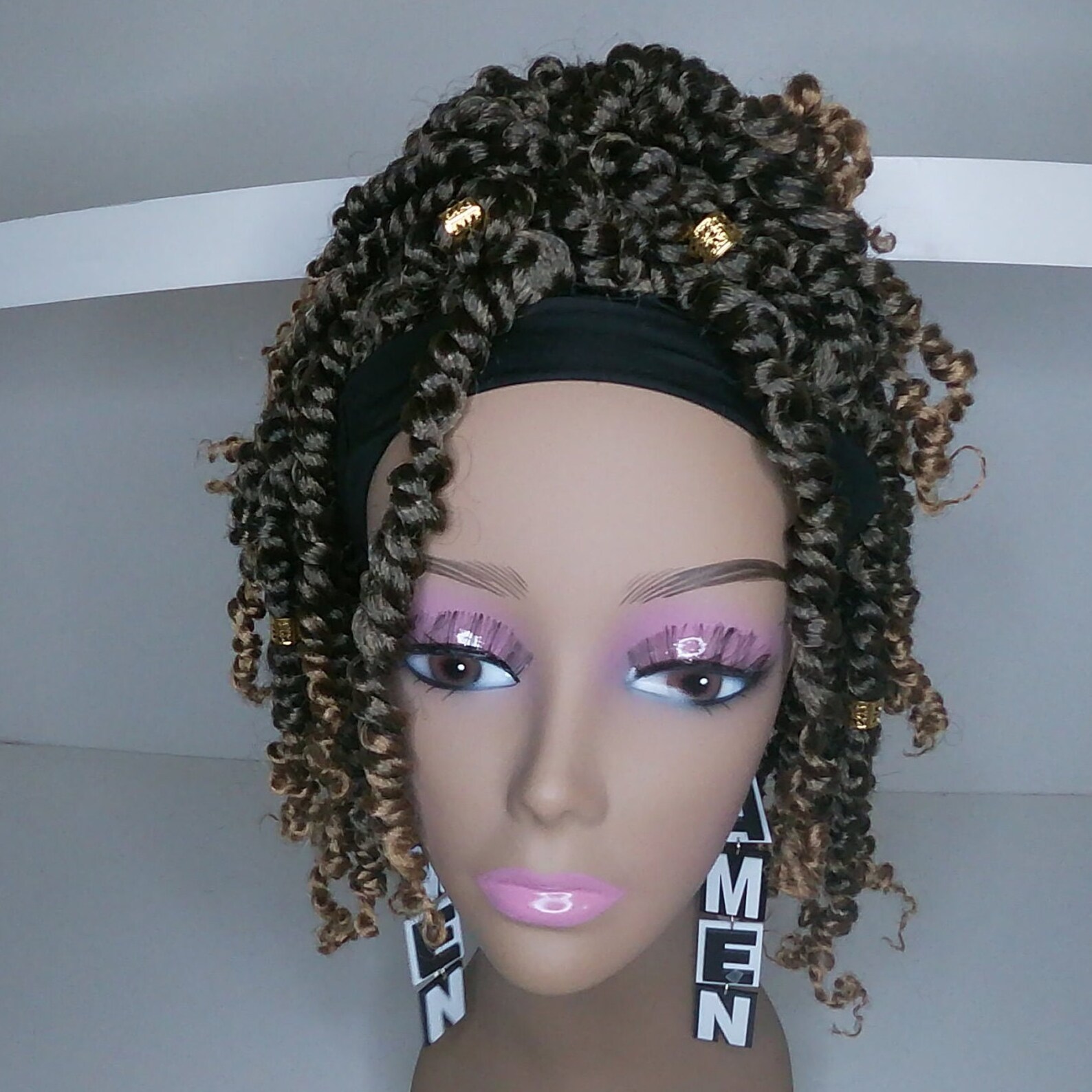 Headband Wig Passion Twist Wig Updo Braid Wigs for Black Women Etsy