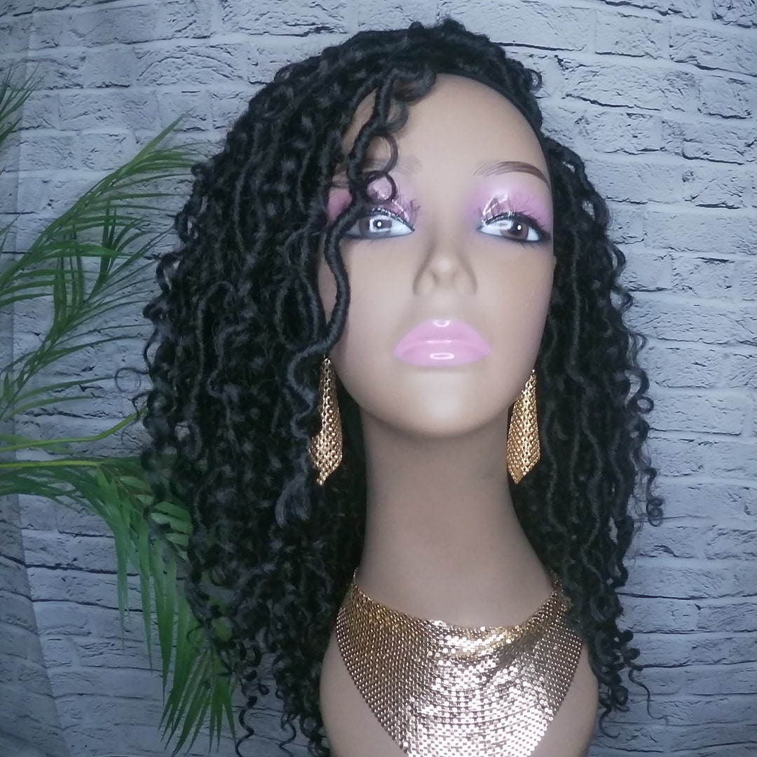 Boho Faux Loc Wig Headband Wig Updo Wig Ponytail Wig Braid Wigs for