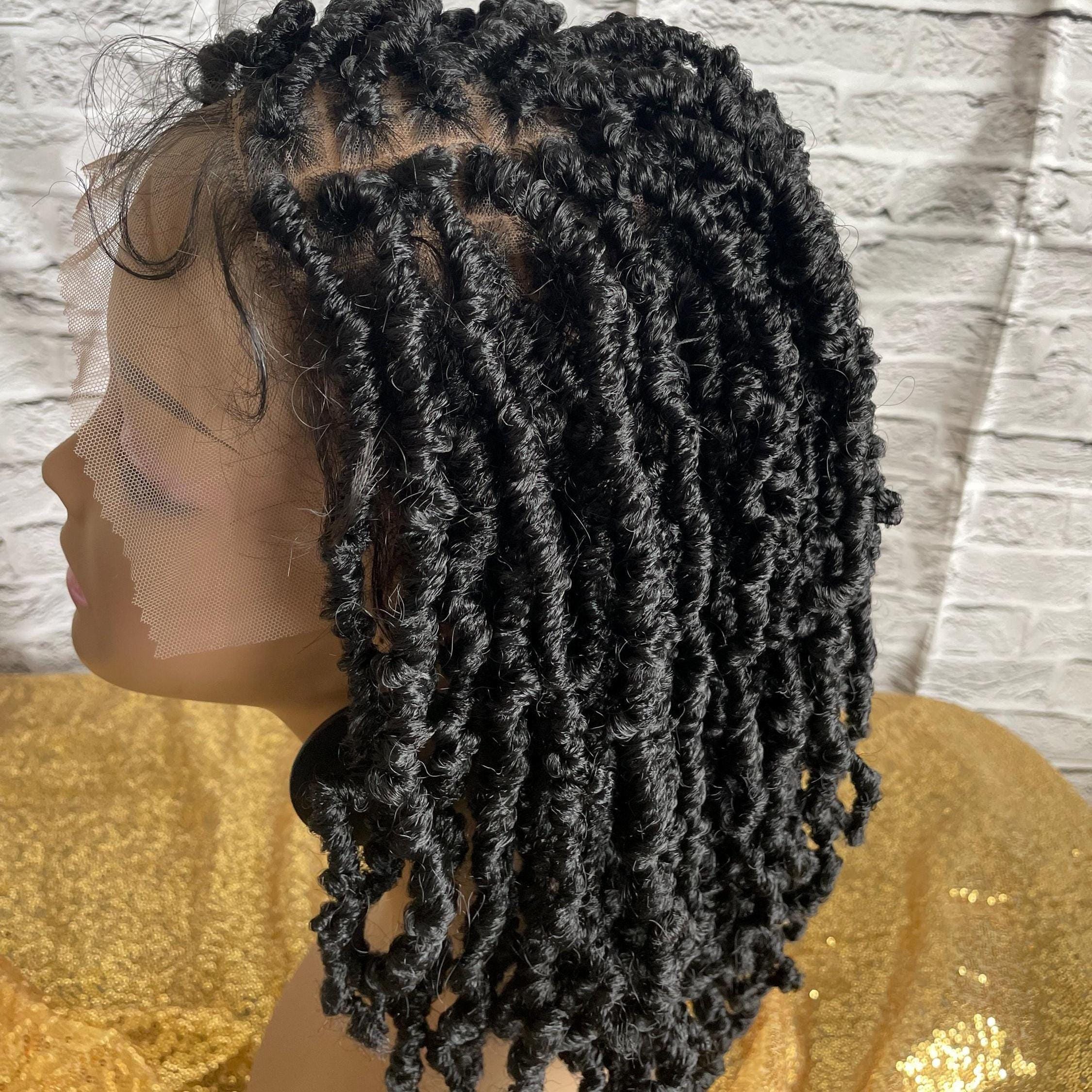 14” Dreadlock Braid Style Synthetic Lace Front Wigs Baby 