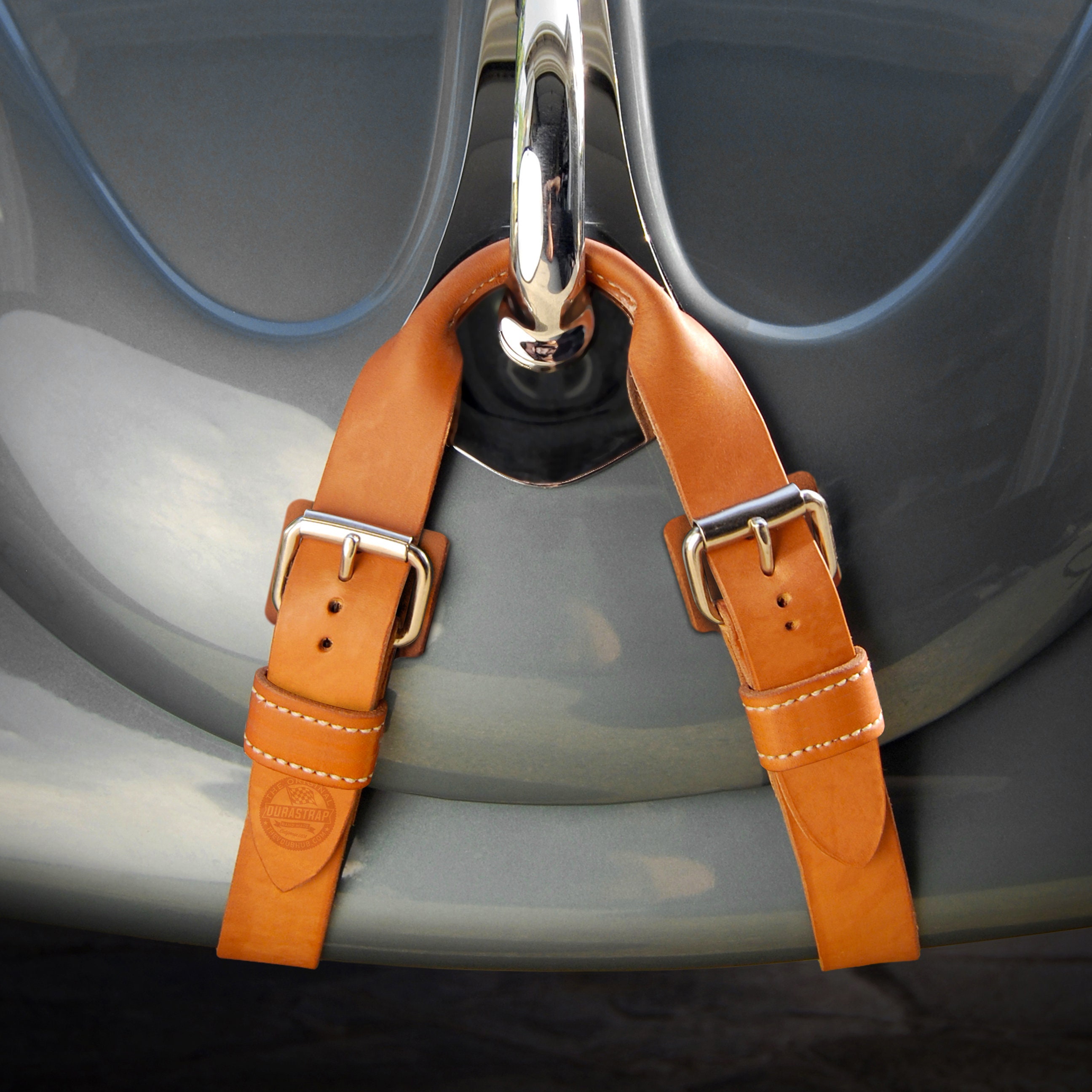 空冷ビートルフードベルトLEATHER HOOD STRAP Rally Hood Strap for Volkswagen Beetle & German 356 vw bug