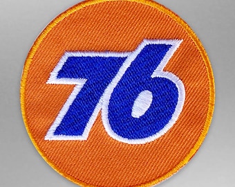 Union 76 Embroidered Gas Station Mechanic's Patch for Caps, Jackets, Uniforms