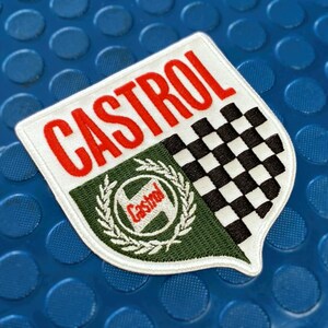 CASTROL Oil Shield Embroidered Patch for Caps, Jackets, & Uniforms - Etsy