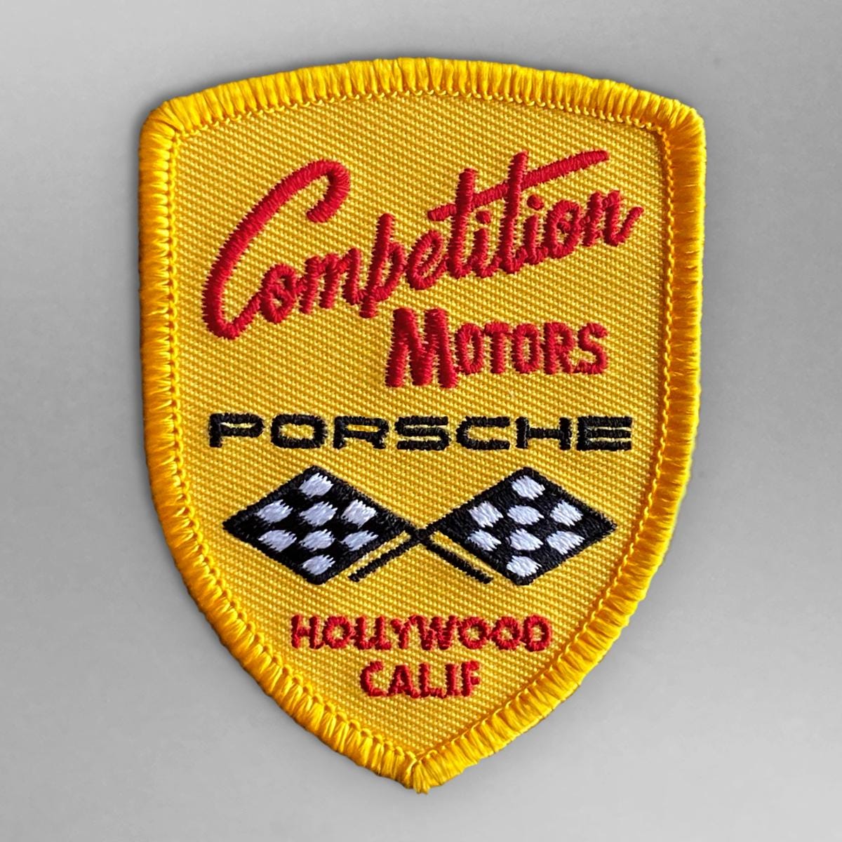Patch Brodé Thermocollant Rétro Automobile/moto - Longueur 9 Cm - Écusson à Repasser Sur Vêtements