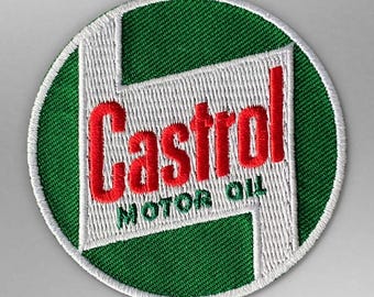 ロゴ入り　ホルターネック　RQレオタード castrol CASTROL Motor Oil Round Embroidered Patch for Caps, Jackets