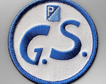 Vespa GS Piaggio Embroidered Patch for Caps, Jackets & Uniforms, Iron-On/Sew-On