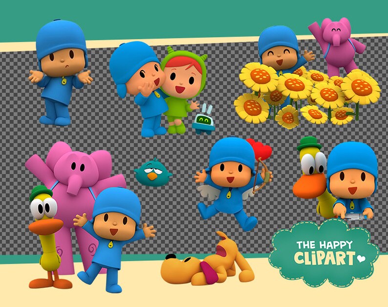 Pocoyo PNG - Pocoyo Characters - Pocoyo Digital Clipart - Transparent ...