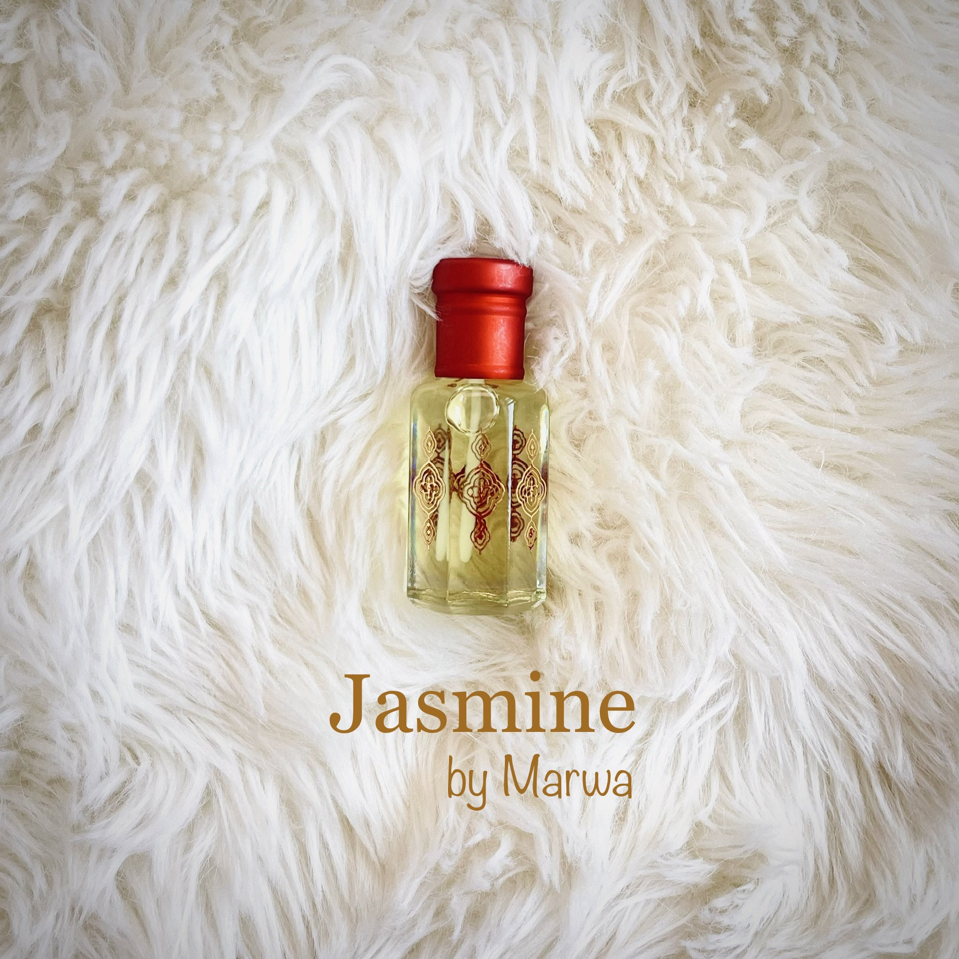 Arabian Jasmine Perfume Oil Floral Attar, Alcohol-Free, Vegan