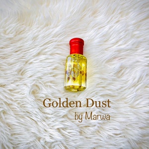 Golden Dust | Perfume and Perfume Oil | Attar Oil | Alcohol-Free | Vegan & Cruelty-Free | by Fragrances by Marwa