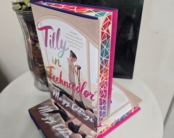 Tilly in Technicolor by Mazey Eddings hardcover with gorgeous custom sprayed edges!