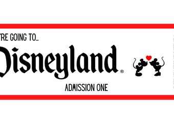 Fake Disneyland Ticket