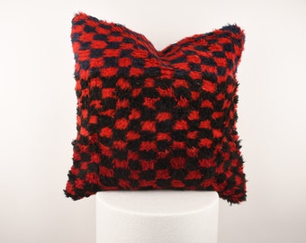 Funda de almohada Kilim turca hecha a mano, manta bordada en lana, 20x20