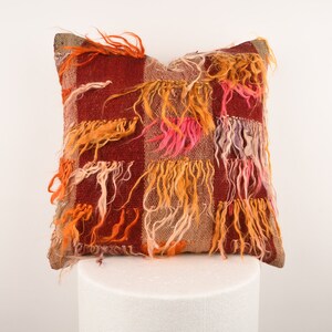 Handmade Kilim Pillow, Turkish Kilim Pillow, Home Decor, Throw Pillow, Decorative Pillow, Boho Pillow, Tribal Sofa Pillow, Cushion Cover
