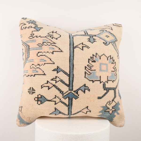 Handmade Kilim Pillow, Turkish Kilim Pillow, Bohemian Kilim Pillow, Decorative Throw Pillow, Boho Pillow, Cushion Cover, Turkey Pillow