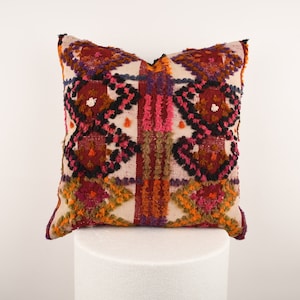 Turkish Kilim Pillow, Bohemian Kilim Pillow, Decorative Throw Pillow, Home Decor, Boho Pillow, Sofa Accent Pillow, Cushion Cover,
